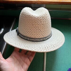 Fedora Straw Sun Hat Size Large Unisex